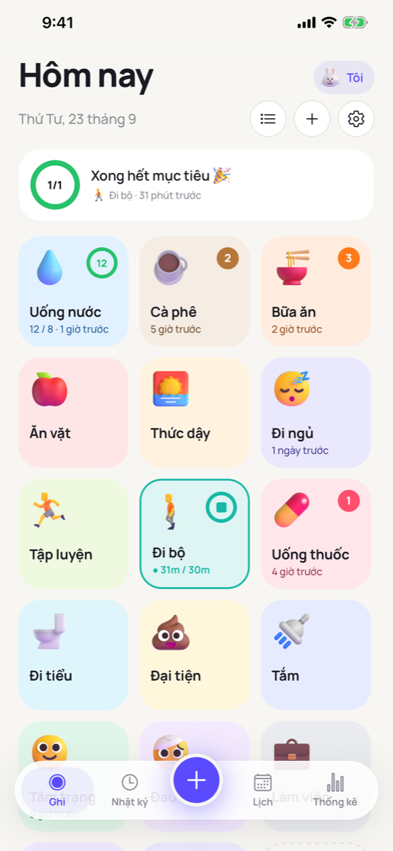 Ghi một chạm, mục tiêu theo vòng tròn